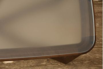 中古　美品　カリモク家具(karimoku)　domani(ドマーニ)　Excel-Life(エクセルライフ)　シンプルながらも木工技術の光るフレームがおしゃれなリビングテーブル(センターテーブル、ローテーブル)(R-060875)