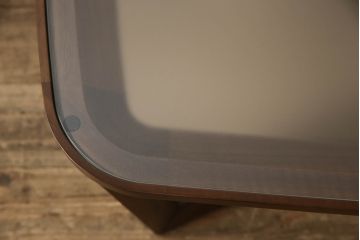 中古　美品　カリモク家具(karimoku)　domani(ドマーニ)　Excel-Life(エクセルライフ)　シンプルながらも木工技術の光るフレームがおしゃれなリビングテーブル(センターテーブル、ローテーブル)(R-060875)