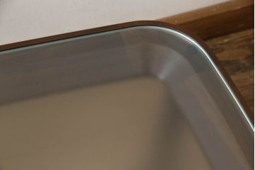 中古　美品　カリモク家具(karimoku)　domani(ドマーニ)　Excel-Life(エクセルライフ)　シンプルながらも木工技術の光るフレームがおしゃれなリビングテーブル(センターテーブル、ローテーブル)(R-060875)