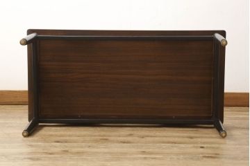 イギリスビンテージ　G-plan(ジープラン)　BBシリーズ(Black&Brass)　スタイリッシュなセンターテーブル(ヴィンテージ、ローテーブル、リビングテーブル)(R-060876)