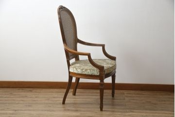 中古　DREXEL HERITAGE(ドレクセルヘリテイジ)　Cameo Classics(キャメオクラシックス)　格調高い雰囲気が魅力のマホガニー製アームチェア(イス、椅子、ダイニングチェア)(定価約35万円)(R-060877)