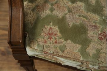 中古　DREXEL HERITAGE(ドレクセルヘリテイジ)　Cameo Classics(キャメオクラシックス)　格調高い雰囲気が魅力のマホガニー製アームチェア(イス、椅子、ダイニングチェア)(定価約35万円)(R-060877)