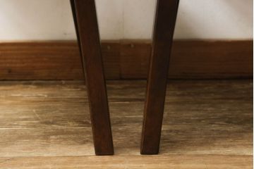 中古　美品　星野民芸(星野民藝)　個性的なデザインが存在感を放つダイニングチェア2脚セット(椅子、イス)(R-060888)