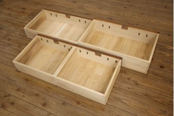 中古　美品　岩谷堂箪笥　厚みのある金具が風格を感じさせる車箪笥(和タンス、小箪笥、引き出し、衣装箪笥)(R-060890)