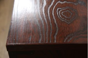 中古　美品　岩谷堂箪笥　厚みのある金具が風格を感じさせる車箪笥(和タンス、小箪笥、引き出し、衣装箪笥)(R-060890)