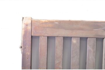 アンティーク建具　和の風情漂う荒格子戸2枚セット(格子戸、引き戸)(R-060906)
