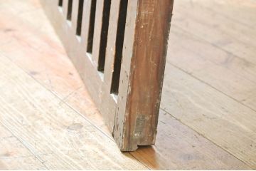 アンティーク建具　和モダンな空間づくりにおすすめの荒格子戸1枚(引き戸、格子戸)(R-060931)