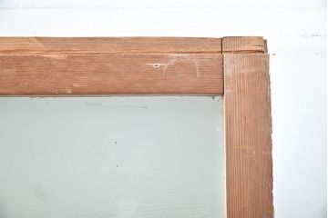 アンティーク建具　すりガラス　素通しガラス　ダイヤガラス　シンプルなデザインがお部屋に取り入れやすいガラス戸4枚セット(引き戸)(R-060951)