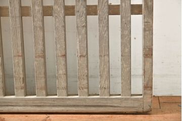 アンティーク建具　和の空間づくりにおすすめの荒格子戸2枚セット(引き戸)(R-060952)
