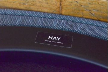 中古　美品　国内未入荷(海外限定アイテム品)　デンマーク　HAY(ヘイ)　Dorso(ドルソ)　GamFratesi(ガムフラテージ)　イージーチェア　モダンでスタイリッシュなラウンジチェア(1人掛けソファ、1P、回転椅子、アームチェア、イス、北欧)(定価約30万円)(R-060960)