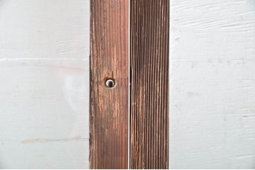 アンティーク建具　素通しガラス　昭和レトロな雰囲気漂うガラス戸4枚セット(引き戸、格子戸)(R-060963)