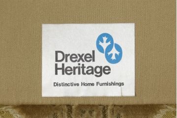 中古　美品　DREXEL HERITAGE(ドレクセルヘリテイジ)　エレガントな佇まいのラウンジチェア(1Pソファ、アームソファ、アームチェア、1人掛け)(R-060965)