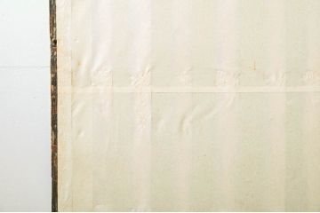 アンティーク建具　和モダンな空間づくりにおすすめの荒格子戸2枚セット(引き戸、格子戸)(R-060967)