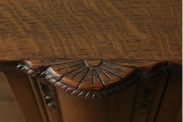 フランスアンティーク　アールデコ　クラシカルな佇まいが上品な空間を演出するブックケース(本箱、書棚、本棚、収納棚、戸棚、食器棚、カップボード、キャビネット)(R-061000)