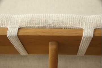 中古　美品　飛騨産業　キツツキ　森のことば　背クッション付き　両肘付ソファ3P　ハイタイプ　木のぬくもりを感じる3人掛けソファ(三人掛け、アームソファ)(R-061019)