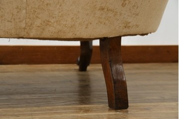 イギリスアンティーク　マホガニー材　上質な空間づくりに取り入れたい最高級品のシェーズロングソファ(カウチソファ、長椅子、2P、3P、2人掛け、3人掛け、二人掛け、三人掛け)(R-061020)