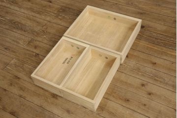 中古　伝統工芸士　熊倉由蔵作　衣装盆14杯　たっぷりの収納力と上品な佇まいが魅力的な加茂総桐箪笥(大丸、四方丸、総桐たんす、着物箪笥、引き出し、衣装タンス)(定価約120万円)(R-061029)