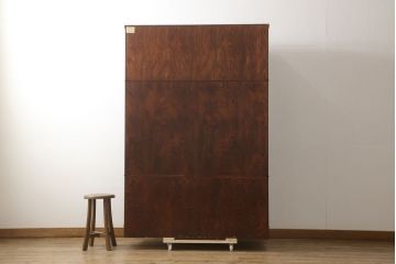 中古　美品　岩谷堂箪笥　菊幸　和の趣あふれる衣装箪笥(和箪笥、和たんす、収納箪笥、引き出し、上下バラ売り可能)(定価約83万円)(R-061034)