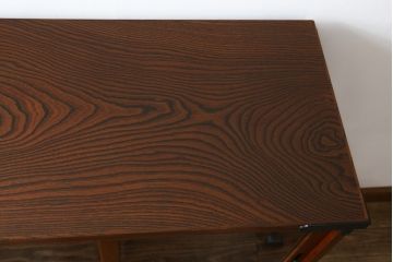 中古　岩谷堂箪笥　牡丹紋様　ダイナミックな杢目と存在感のある金具が魅力的な収納棚(茶箪笥、飾り棚、戸棚、サイドキャビネット、引き出し、和タンス、和たんす)(定価約45万円)(R-061043)