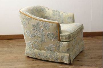 中古　美品　DREXEL HERITAGE(ドレクセルヘリテイジ)　ゆったりとした寛ぎの空間づくりに取り入れたい1人掛けソファ(一人掛けソファ、1Pソファ、アームソファ、アームチェア)(R-061047)