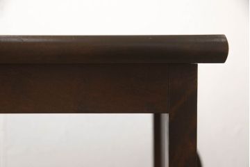 和製ビンテージ　絶版品　北海道民芸家具　#440　便利な収納ポケットが付いたマガジン卓(サイドテーブル、マガジンラック、ヴィンテージ)(R-061049)