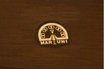 和製ビンテージ　希少な絶版品!!　maruni(マルニ木工)　和モダンな空間づくりに取り入れやすいマガジンラック(ヴィンテージ、本立て)(R-061050)