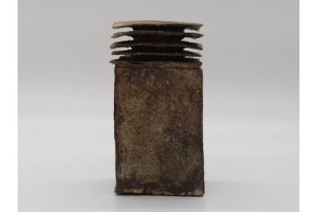 のだ窯　泉田之也　積層花器(共箱付き、花瓶、花器、一輪挿し)(R-061060)
