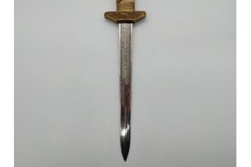 戦前　委員長蒋中正贈(蒋介石)　0001　航空委員会　希少短剣(鞘付き、旧日本海軍、鷹彫刻、 模造刀、中国?)(R-061063)