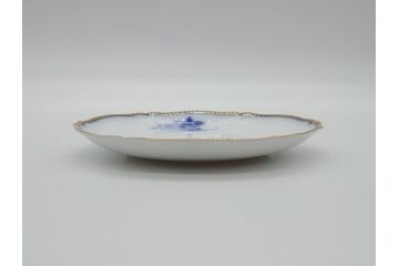 大倉陶園　TheOkura　高邸シリーズ　希少　優雅で気品が感じられるティーカップ・ソーサー(ブルーローズ　岡染め　金蝕、記念品?)(R-061064)