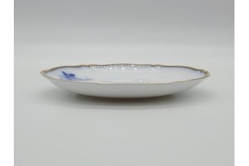 大倉陶園　TheOkura　高邸シリーズ　希少　優雅で気品が感じられるティーカップ・ソーサー(ブルーローズ　岡染め　金蝕、記念品?)(R-061064)