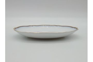 大倉陶園　TheOkura　高邸シリーズ　希少　優雅で気品が感じられるティーカップ・ソーサー(ブルーローズ　岡染め　金蝕、記念品?)(R-061064)