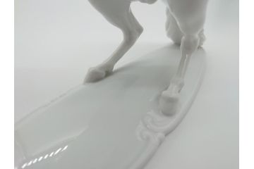 ヴィンテージ　 ドイツ　ローゼンタール(Rosenthal)　T.KARNER　ケルナー　馬　フィギュリン(陶磁器、置物)(R-061066)