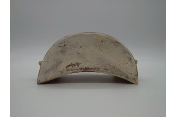 人間国宝　金城次郎　壺屋焼(上焼)　魚文　抱瓶(沖縄、琉球陶器、金城一門、酒器、魚紋、徳利、民芸陶器)(R-061070)