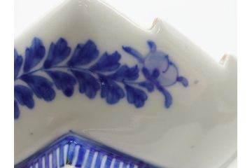 希少　上手物　オールド香蘭社　有田焼　色絵花図　錦手　6.4寸中皿5枚セット(変形皿、和食器、皿)(R-061072)