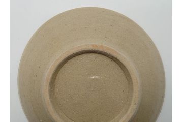 人間国宝　濱田庄司(浜田庄司)　益子焼　絵刷毛目皿(共箱付き、中皿、大皿)(R-061075)