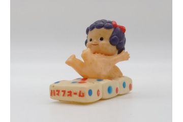  昭和レトロ　ハマフォーム 天使の女の子 ソフビ人形　レトロで可愛らしい貯金箱(教育設備助成運動、ベルマーク運動、コレクター、ディスプレイ)(R-061077)