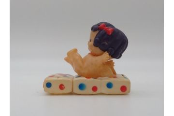  昭和レトロ　ハマフォーム 天使の女の子 ソフビ人形　レトロで可愛らしい貯金箱(教育設備助成運動、ベルマーク運動、コレクター、ディスプレイ)(R-061077)