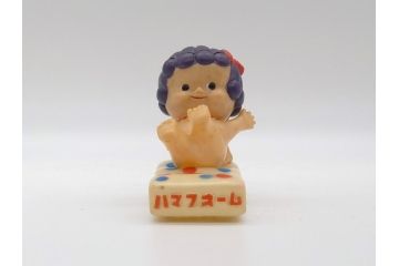  昭和レトロ　ハマフォーム 天使の女の子 ソフビ人形　レトロで可愛らしい貯金箱(教育設備助成運動、ベルマーク運動、コレクター、ディスプレイ)(R-061077)