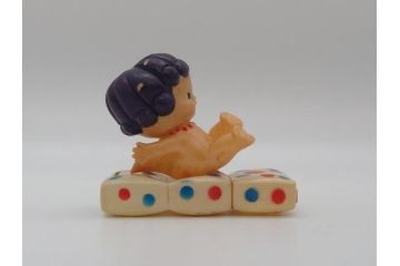  昭和レトロ　ハマフォーム 天使の女の子 ソフビ人形　レトロで可愛らしい貯金箱(教育設備助成運動、ベルマーク運動、コレクター、ディスプレイ)(R-061077)