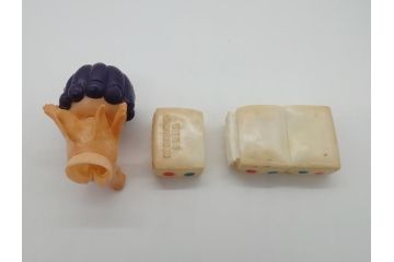  昭和レトロ　ハマフォーム 天使の女の子 ソフビ人形　レトロで可愛らしい貯金箱(教育設備助成運動、ベルマーク運動、コレクター、ディスプレイ)(R-061077)