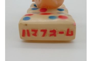  昭和レトロ　ハマフォーム 天使の女の子 ソフビ人形　レトロで可愛らしい貯金箱(教育設備助成運動、ベルマーク運動、コレクター、ディスプレイ)(R-061077)