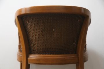 中古 美品　DREXEL HERITAGE(ドレクセルヘリテイジ)　Grand Villa(グランドヴィラ)　くつろぎの時間を演出するキャスター付きチェア(ダイニングチェア、アームチェア、椅子、イス)(R-061086)