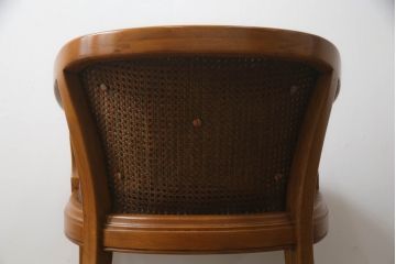 中古　 美品　DREXEL HERITAGE(ドレクセルヘリテイジ)　Grand Villa(グランドヴィラ)　くつろぎの時間を演出するキャスター付きチェア(ダイニングチェア、アームチェア、椅子、イス)(R-061087)