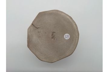 梅山窯　砥部焼　中村康平　中村梅山　希少作　変形　2.5寸角茶器(共箱付き、薄茶器、棗、茶道具、茶入れ、蓋物、小蓋物、鉢)(R-061098)