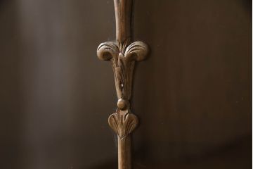 イギリスアンティーク　マホガニー材　シンプルで使いやすい薄型ブックケース(本箱、ガラスケース、飾り棚、陳列棚、収納棚)(R-061100)