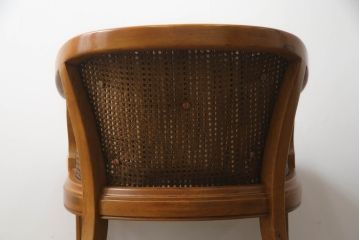 中古　 美品　DREXEL HERITAGE(ドレクセルヘリテイジ)　Grand Villa(グランドヴィラ)　くつろぎの時間を演出するキャスター付きチェア(ダイニングチェア、アームチェア、椅子、イス)(R-061102)