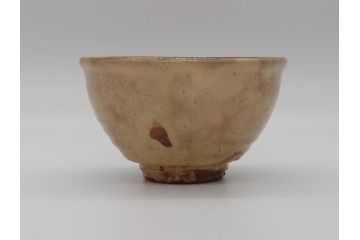 十三代　田原陶兵衛　萩焼　深川本窯　茶碗(共箱付き、茶道具、湯呑み、和食器、ボウル、作家物)(R-061138)