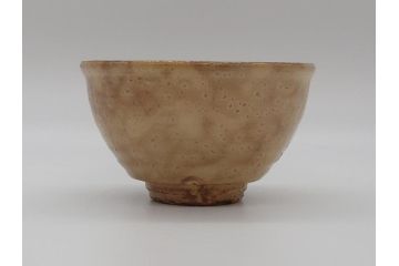 十三代　田原陶兵衛　萩焼　深川本窯　茶碗(共箱付き、茶道具、湯呑み、和食器、ボウル、作家物)(R-061138)