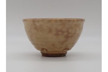 十三代　田原陶兵衛　萩焼　深川本窯　茶碗(共箱付き、茶道具、湯呑み、和食器、ボウル、作家物)(R-061138)