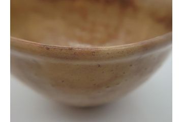 十三代　田原陶兵衛　萩焼　深川本窯　茶碗(共箱付き、茶道具、湯呑み、和食器、ボウル、作家物)(R-061138)